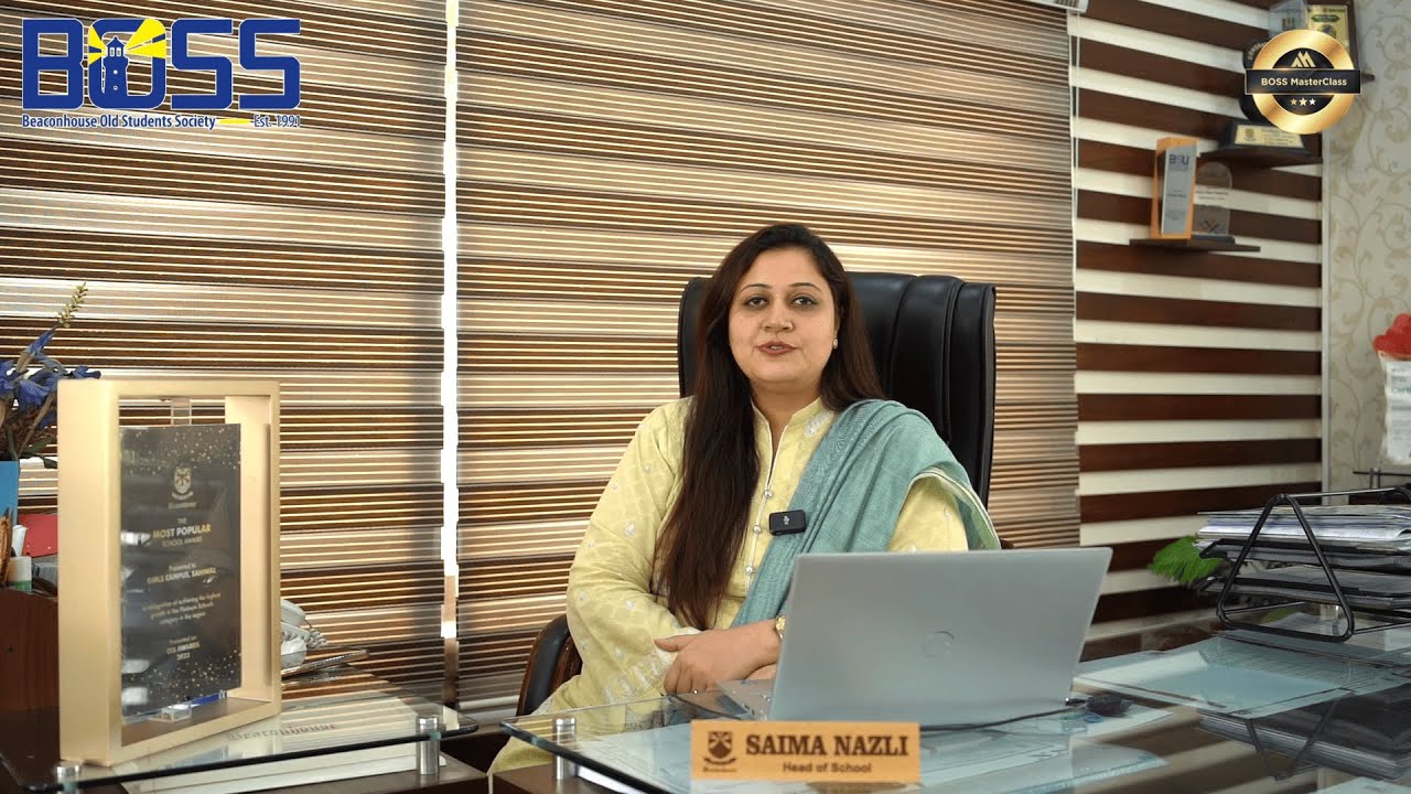 Ms Saima Nazli, School Head, Beaconhouse Girls Campus, Sahiwal.