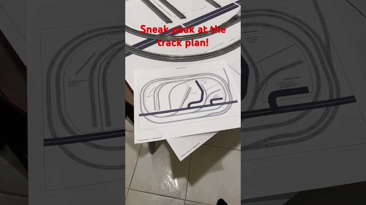 Preview of my N scale 3x5 foot switching layout.