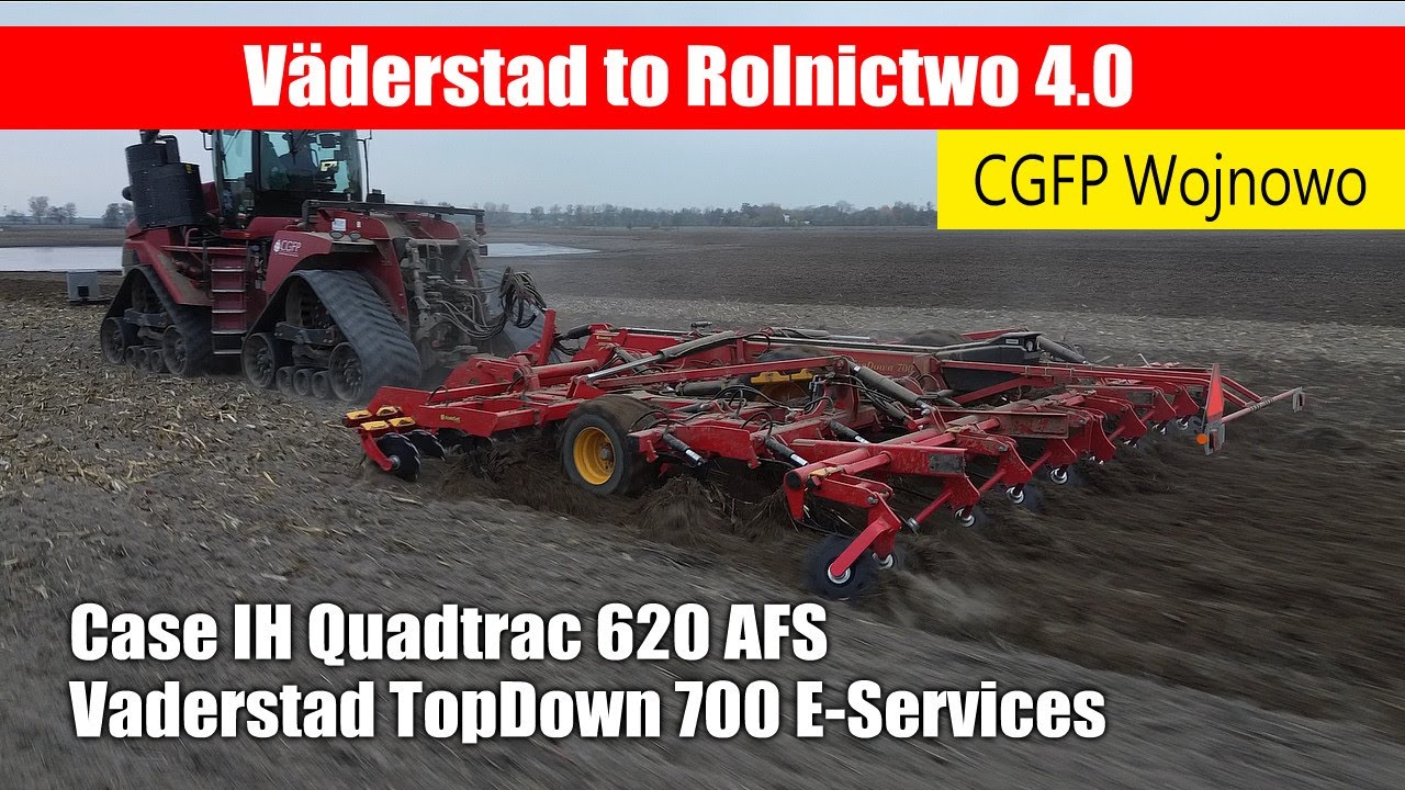 Väderstad to Rolnictwo 4.0 - agregat dłutowy TopDown E-Services w akcji!