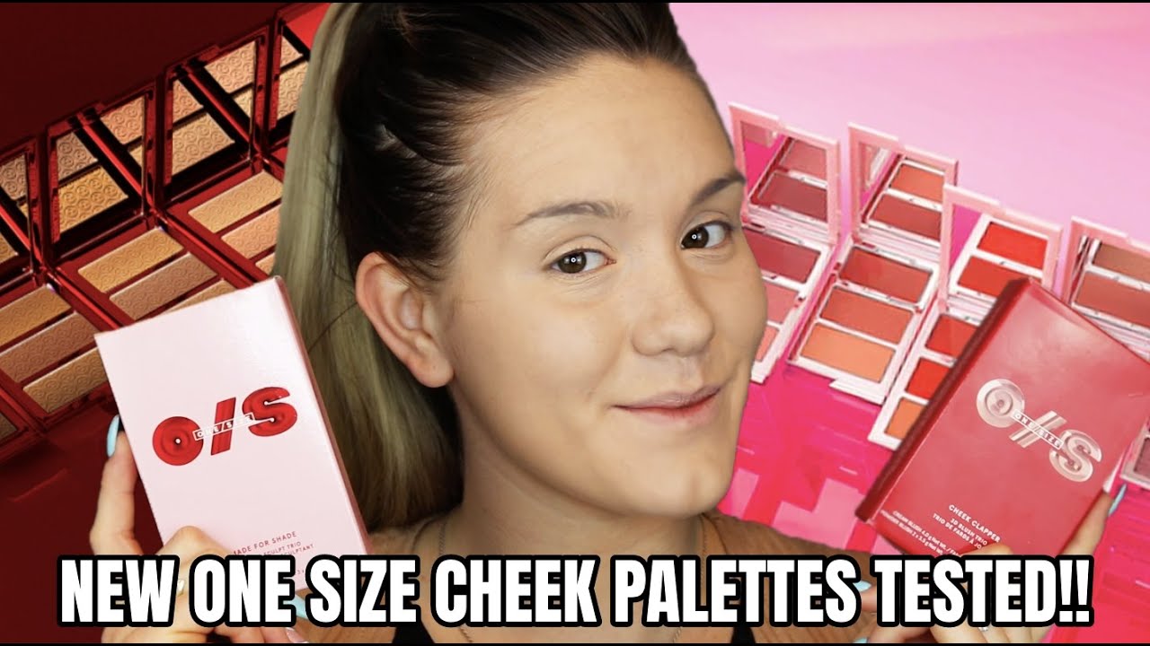 NEW ONE SIZE MADE FOR SHADE BRONZER & CHEEK CLAPPER BLUSH PALETTES TESTED!