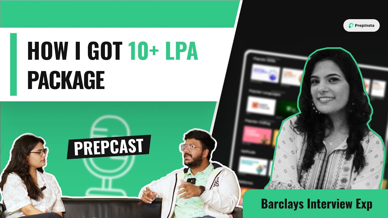 How to get 10 LPA+ job as a fresher? | Barclays Interview Experience 2023
