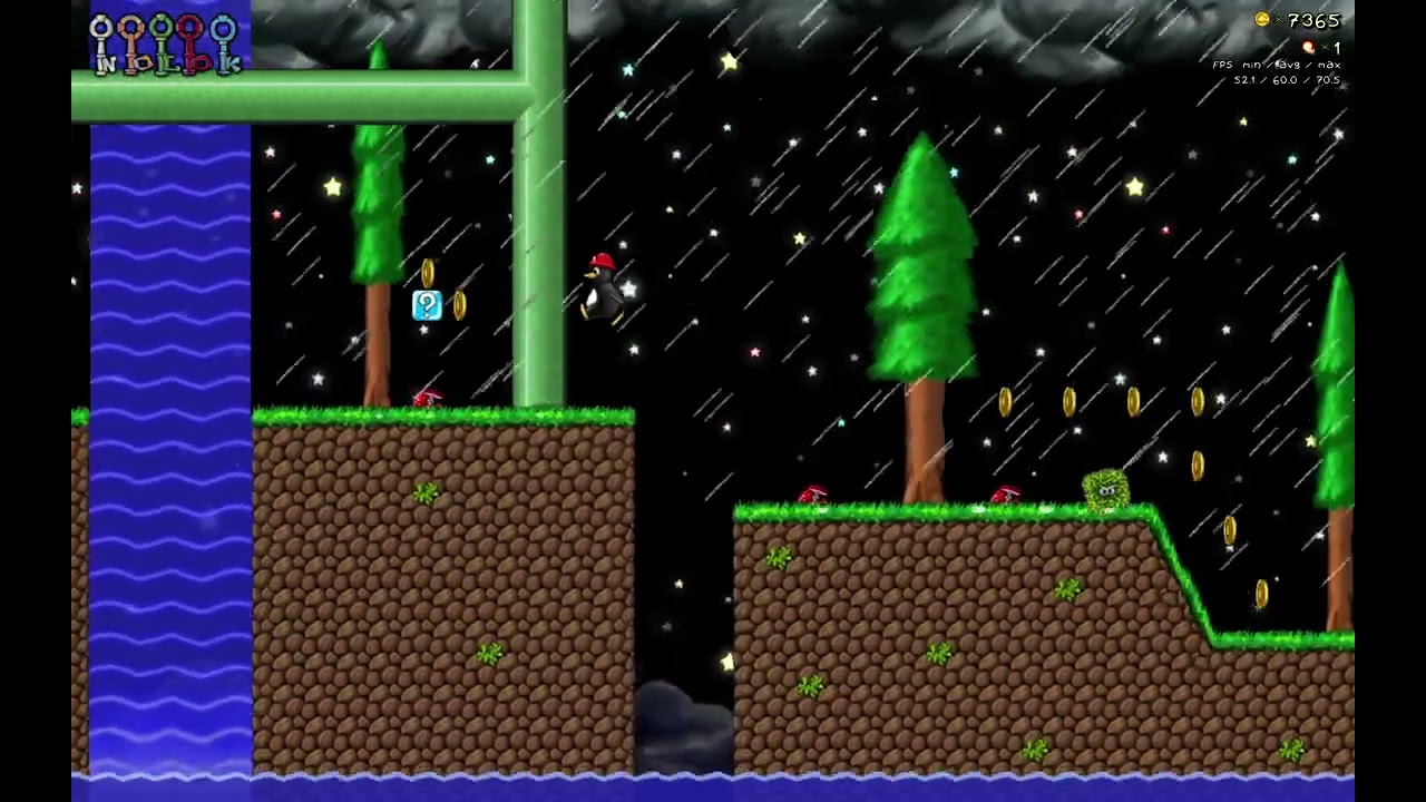 [OBS] SuperTux: Water Key (Completed)