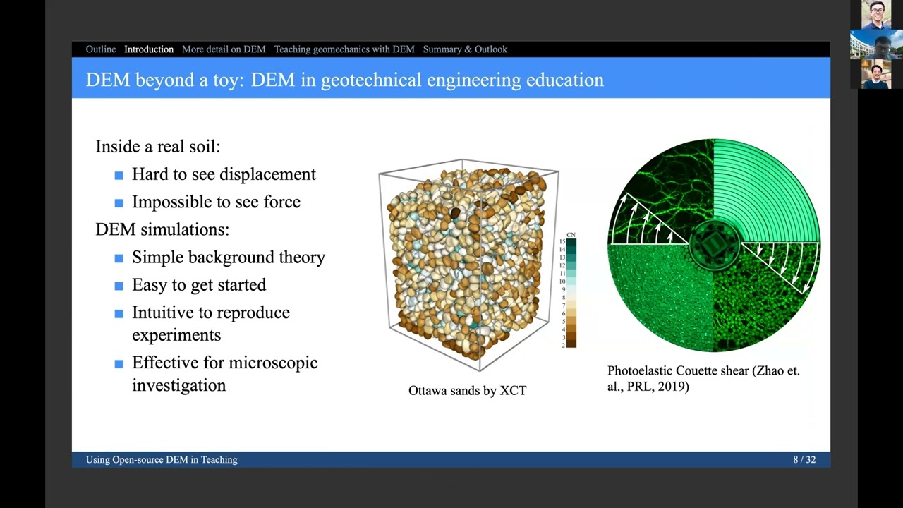 2022 TC105 Seminar Series - Using open-source DEM in teaching