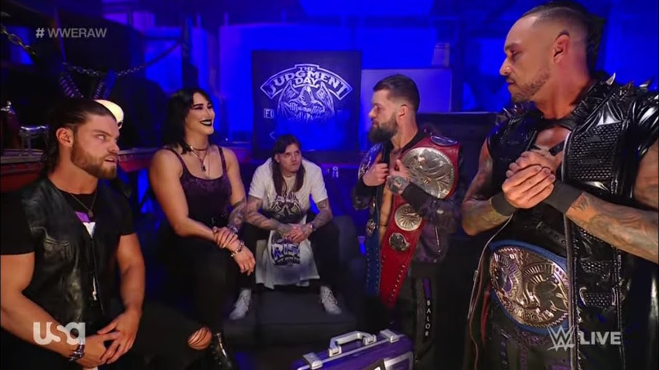 The Judgement Day Backstage Segment  - Wwe Raw 1/29/24