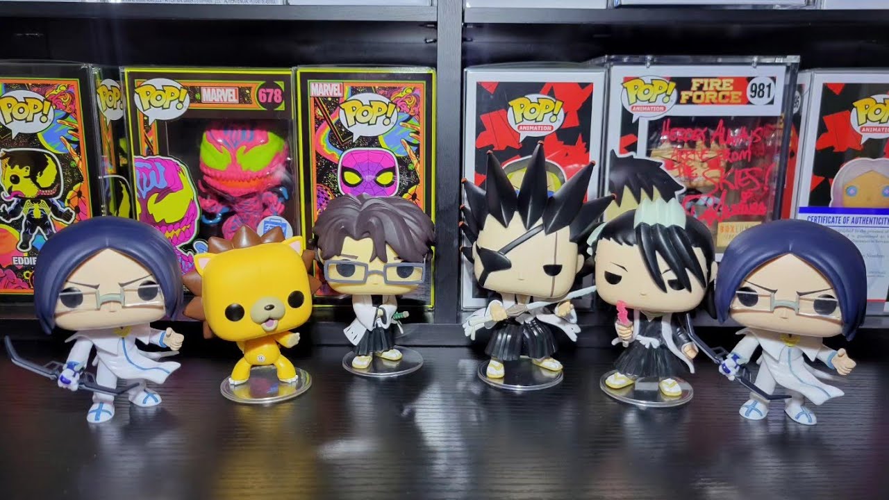 Showcasing New Bleach funko pop (wave 5)