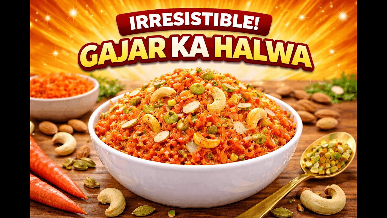 Winter Special Gajar Ka Halwa | Soft, Rich & Desi Style