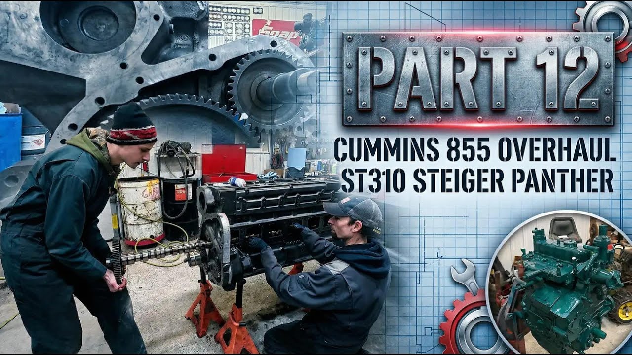 Cummins 855 Big Cam III Rebuild (Part 12) | Camshaft Install, Timing & Front Cover Seals
