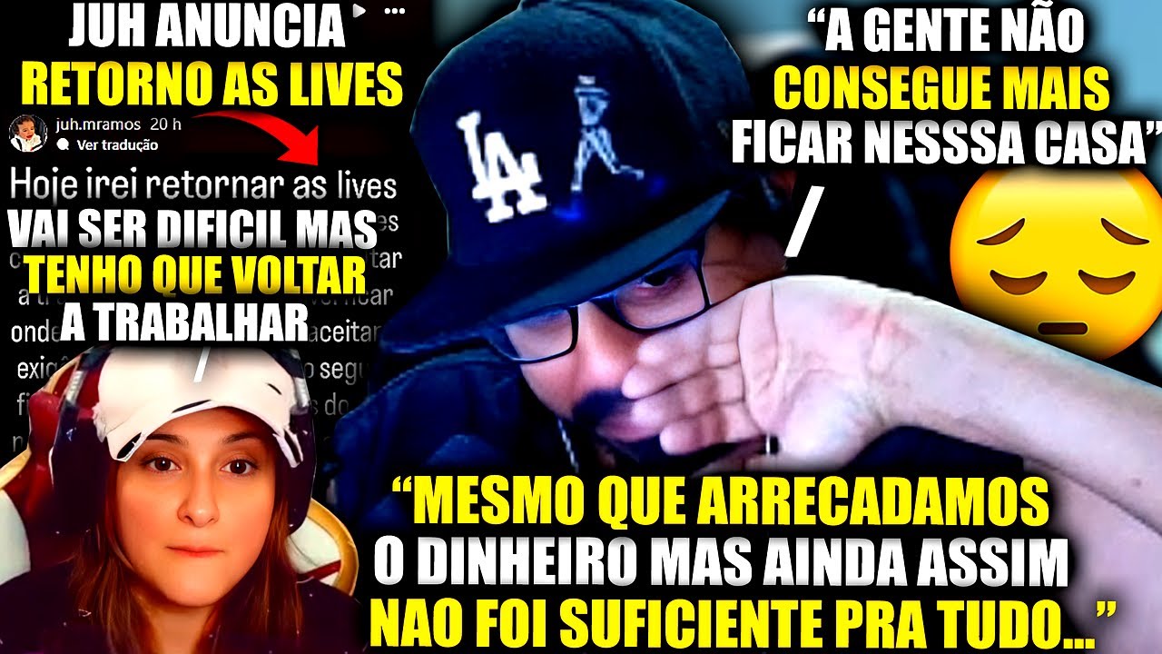 TRISTE!😌JUH ANUNCIA RETORNO AS LIVES! FANHO FAZ FORTE DESABAFO SOBRE MOMENTO QUE ESTÃO PASSANDO!