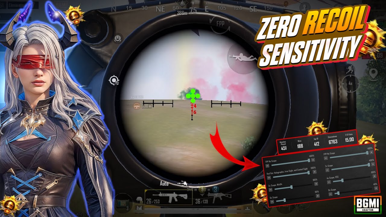 No Recoil in BGMI? Try This Sensitivity in 2026 😈