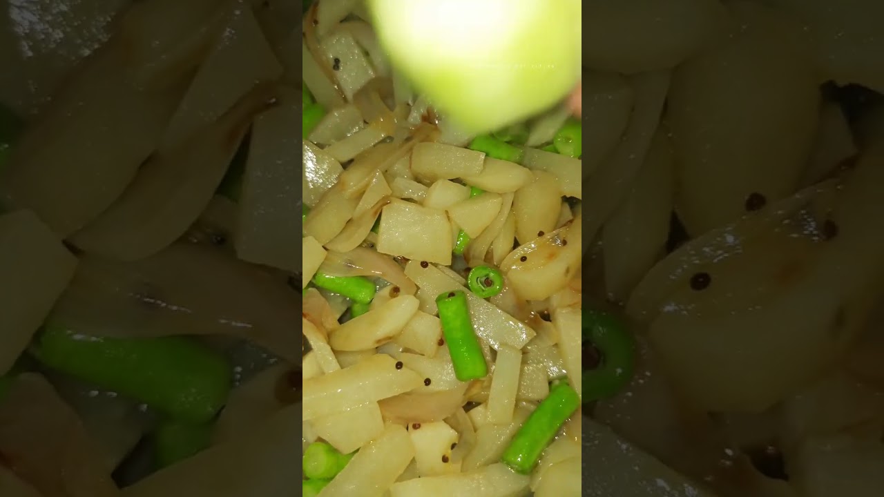 poppy seeds curry 😋 ||posto curry #shorts #vegfoods #views #viral #everything #chandana's activities