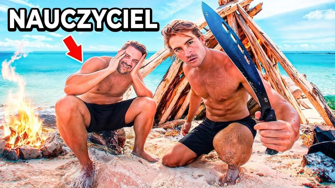 Zabrałem nauczyciela na niebezpieczną, bezludną wyspę – czy przetrwamy?