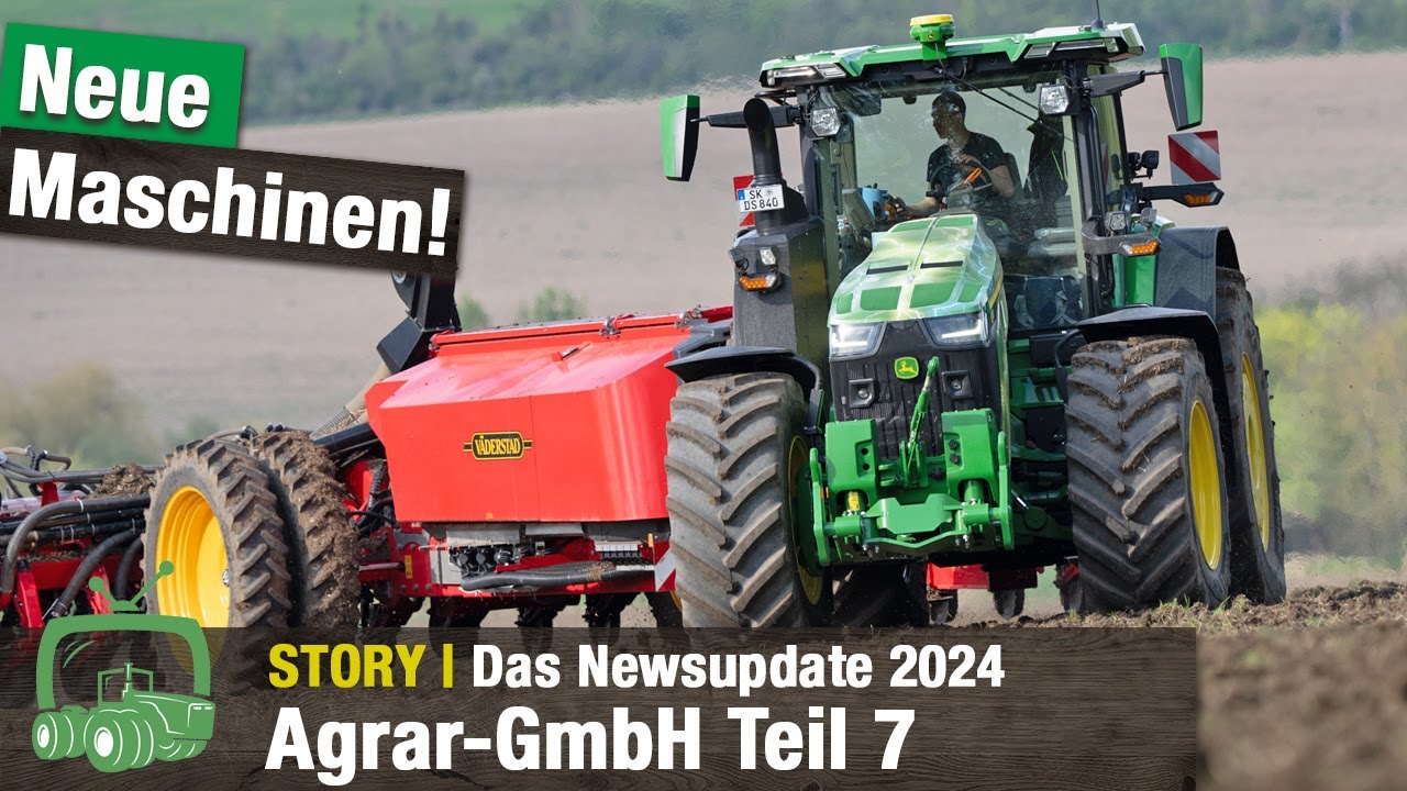 Agrar-GmbH Oldisleben: Ackerbau auf 3500 Hektar mit John Deere Technik (Neuheiten 2024-25 / Teil 7)