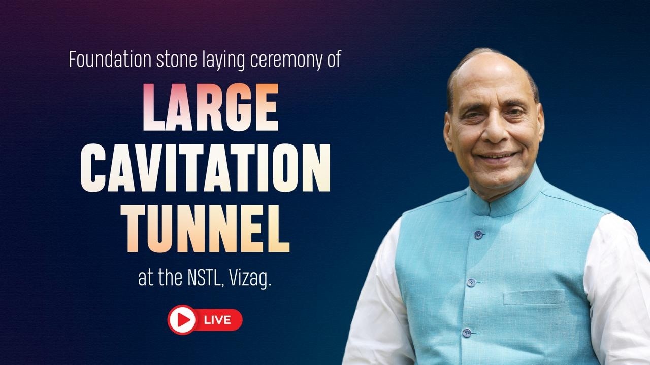 Foundation stone laying ceremony of Large Cavitation Tunnel at the NSTL, Vizag.