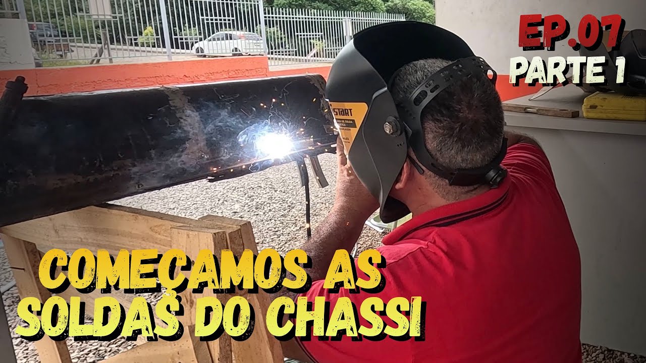 SOLDAMOS O CHASSI DO FUSCA! (Parte 1) EP.07