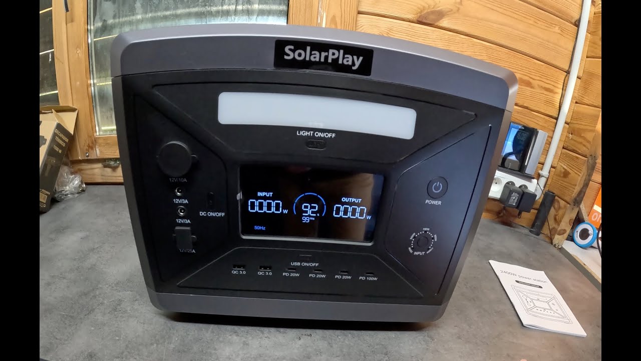 Batterie SolarPlay Q2501 LiFePO4 2400W, 2160 Wh