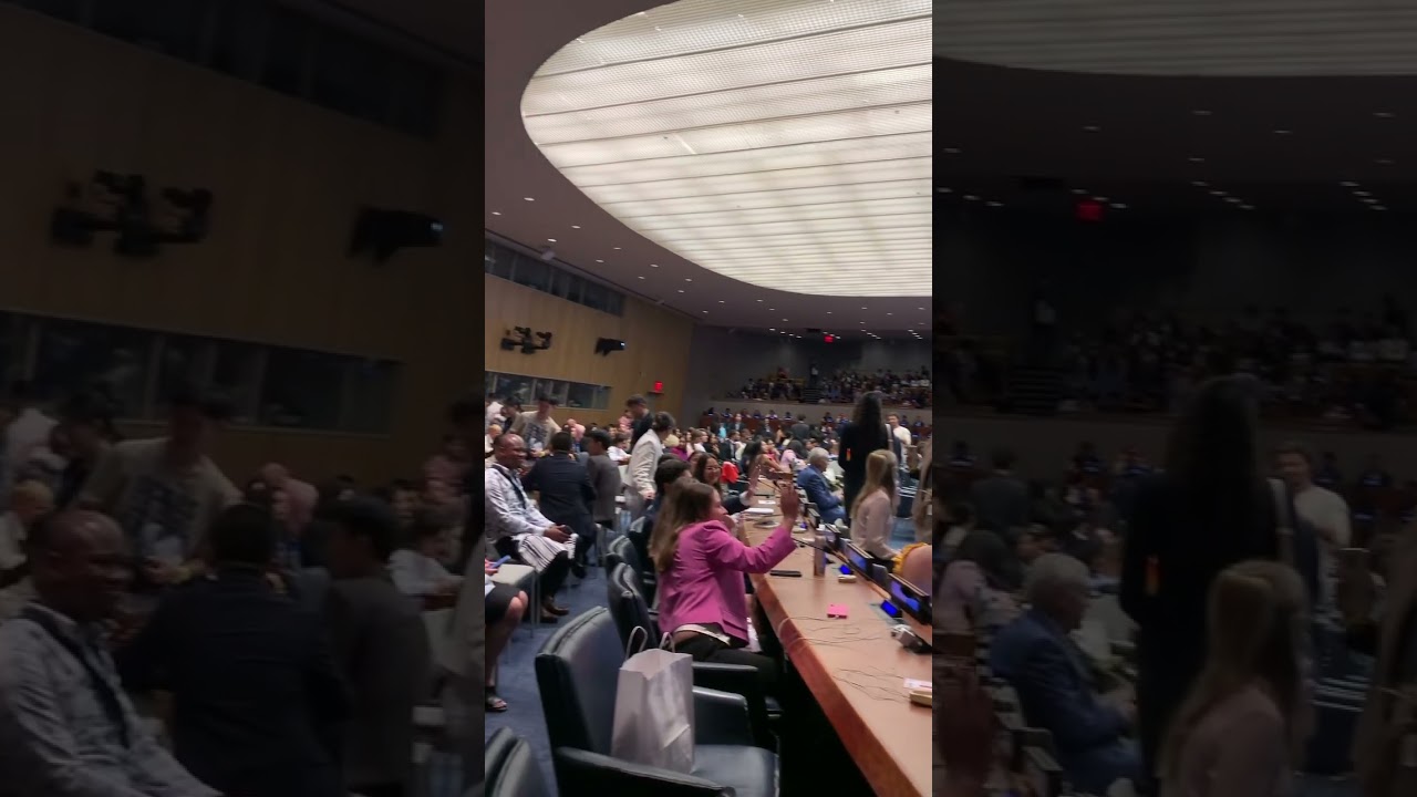 Inside the United Nations headquarters New York