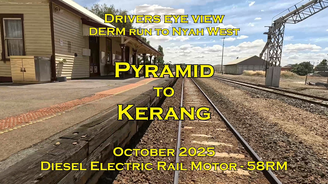 Drivers eye view, Pyramid to Kerang, DERM, Oct 2025