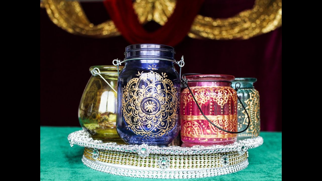 Just for $2 Easy and Quick DIY Henna Lanterns / Moroccan Lanterns / Bohemian Decor