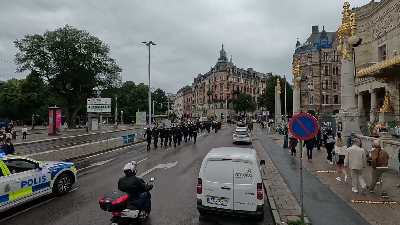 Hemvärnets musikkår Eslöv – Vaktparader 2023 – Parad till Stockholms slott