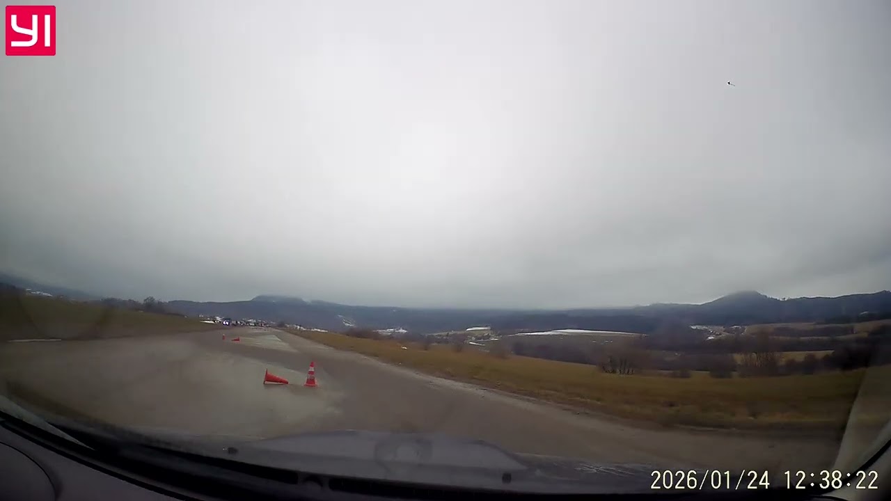 Autoslalom Handlová 24.1.2026, Subaru Impreza WRX, 4.jazda