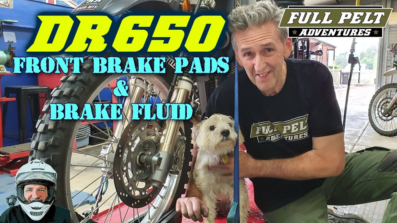 DR650 Front Brake Service - It's EASY!