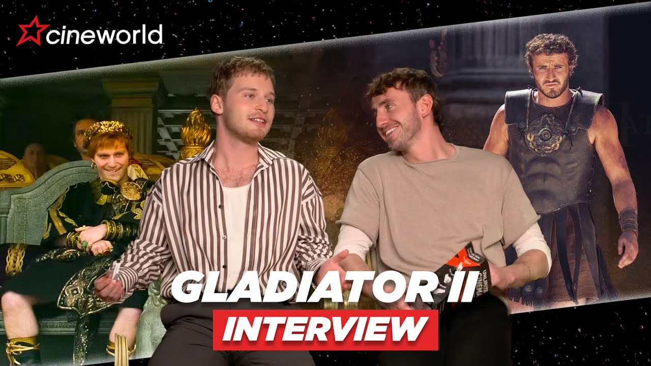 Gladiator II Interview | Paul Mescal and Fred Hechinger play ‘Would you Rather?’ 👀🌭🎥 | Cineworld