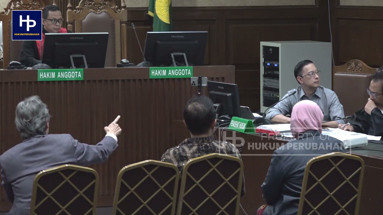 Sidang 24 Juni - Tom Lembong Bertanya Kepada Para Ahli