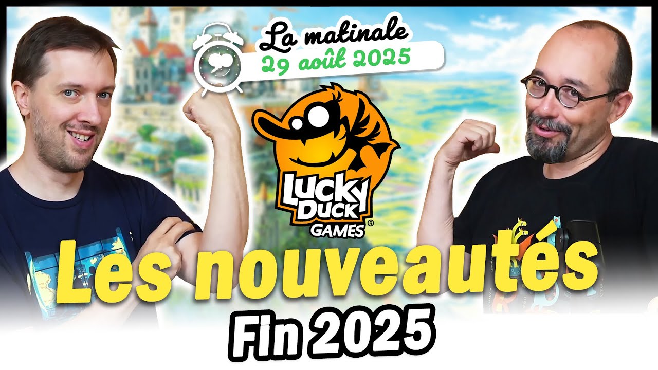 Les nouveautés Lucky Duck Games de fin 2025