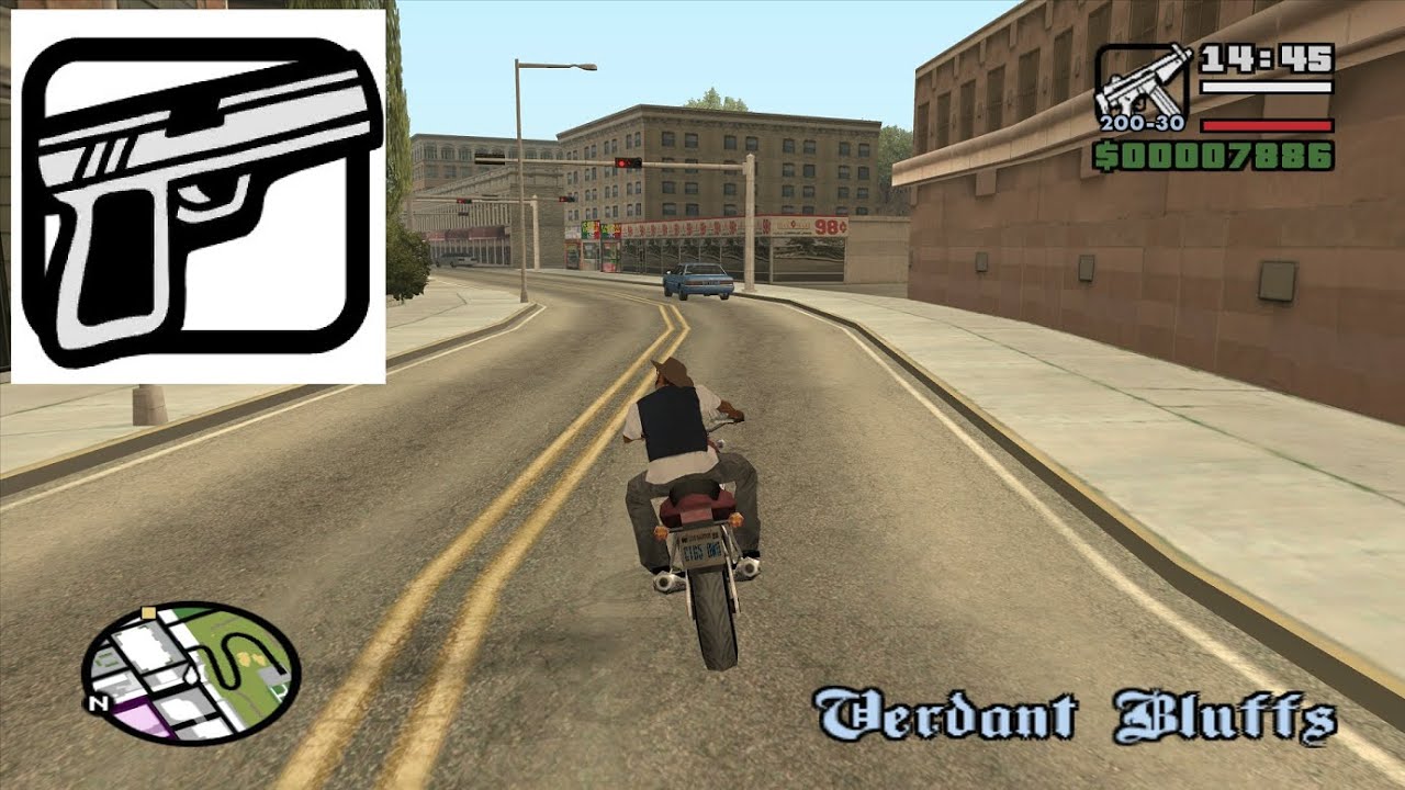 GTA San Andreas - The Green Sabre with zero Pistol Skill - Los Santos Finale Mission 2