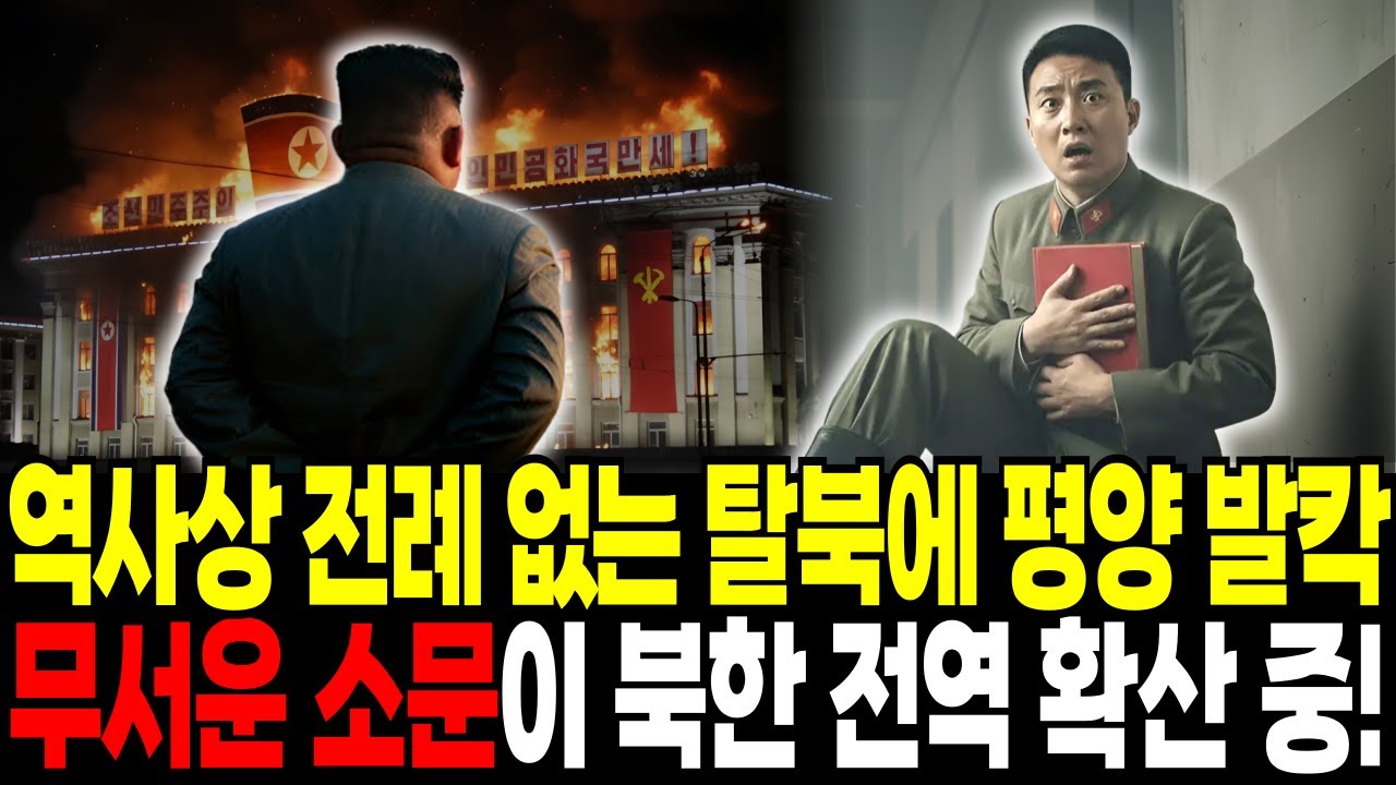 역사상 유례 없는 일 평양 1호 특각이 불타버린 그날 밤, 무서운 소문이 북한 전역 확산되며 보위부가 발칵 뒤집힌 이유