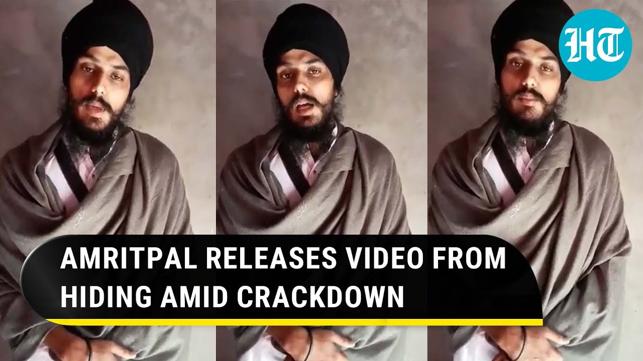 Amritpal releases first video from hiding, dares Punjab cops; ‘Nobody Can Touch Me’ | Watch