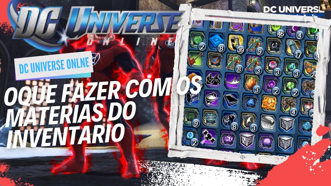 DC Universe Online Se livre De Inventario Lotado!!!