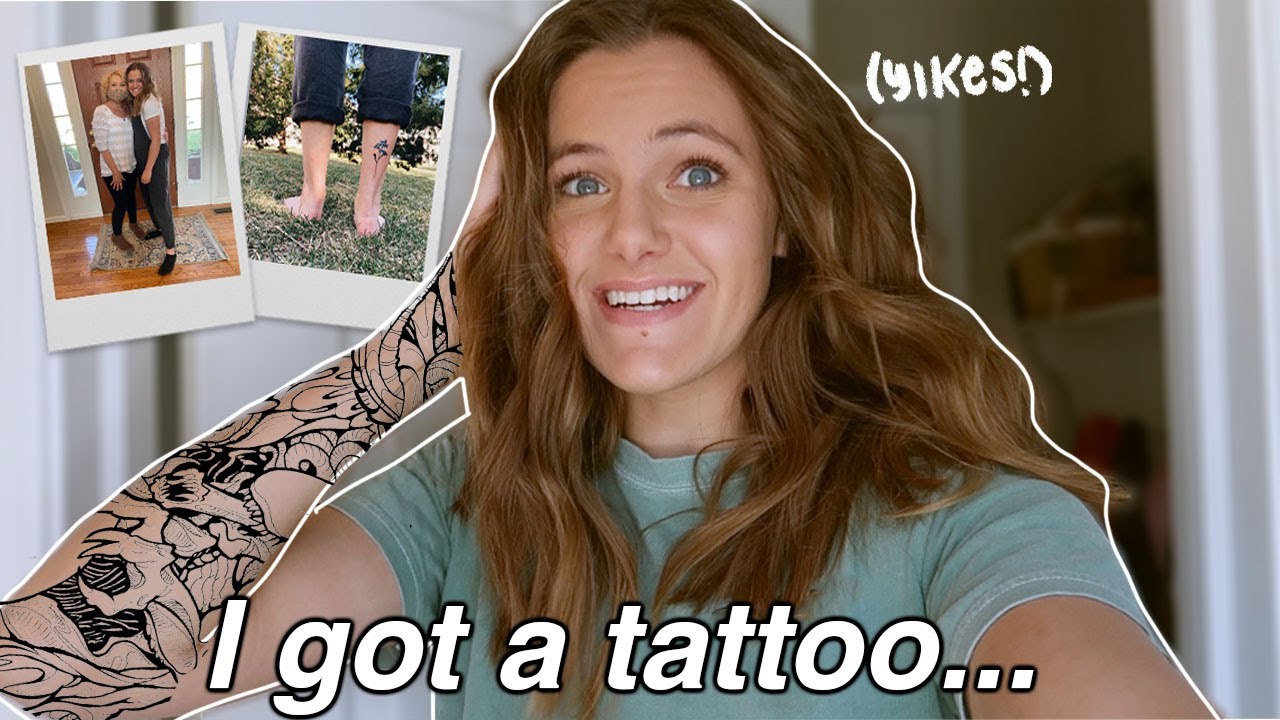 getting my first TATTOO!!! *this was interesting...*