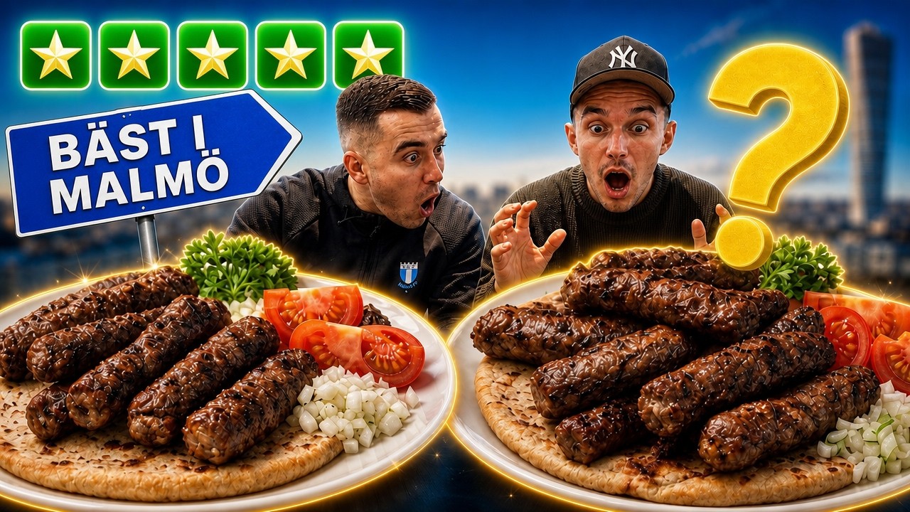 Testar Malm&ouml;s B&Auml;STA restauranger (Cevapi-edition)