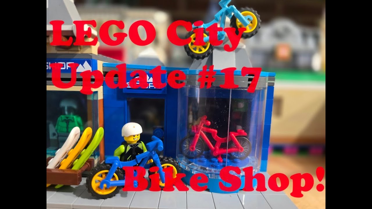Lego City Update #17 Bike Shop!