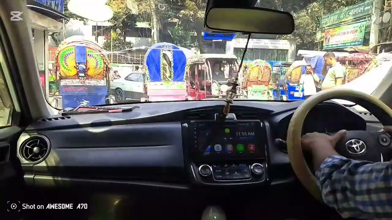 2024 Toyota Axio Hybrid impressive( pov) Drive  From  Mohammadpur Dhaka ||