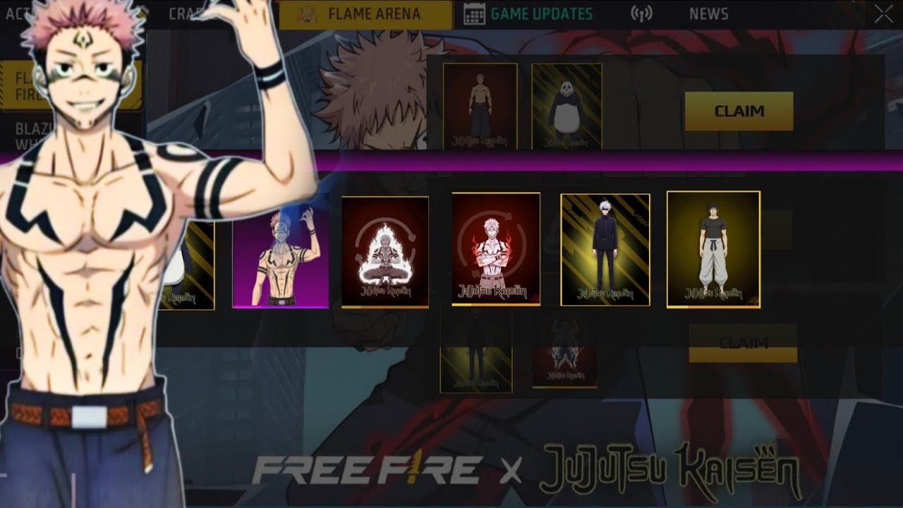 Free fire Jujutsu & Winterland event Full Details|