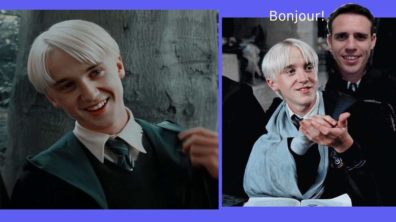 SHUT UP MALFOY in French Harry Potter analysis