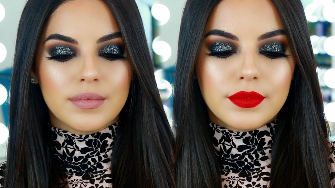 MAQUILLAJE DE  FIESTA EN MINUTOS | Gold Black Smokey Eyes | Beauty by Mayely