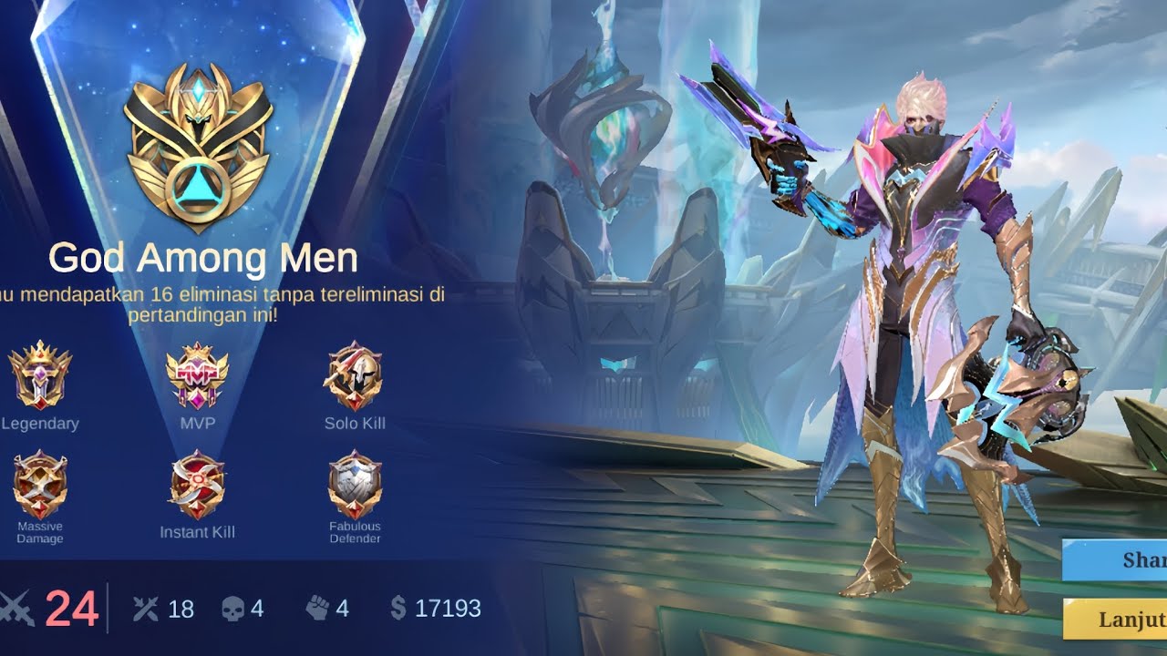 GAMEPLAY GRANGER -【MOBILE LEGENDS】#fin #vtuber #vtuberid #vtuberindie #reviewskin #granger #mlbb 
