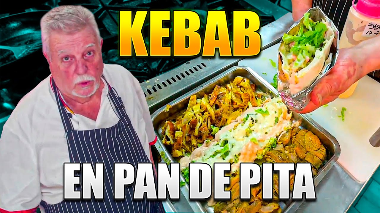 RECETA PARA UN DELICIOSO KEBAB EN PAN DE PITA