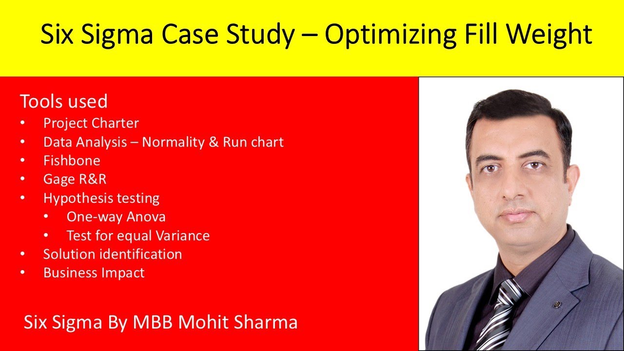 DMAIC case study - Variation reduction in tea packaging for a National Tea Producer & distributor