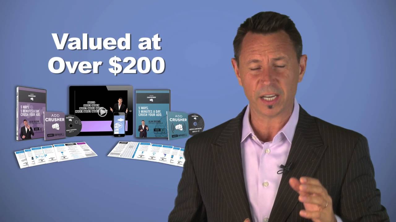ADDCrusher.com Home Page Message