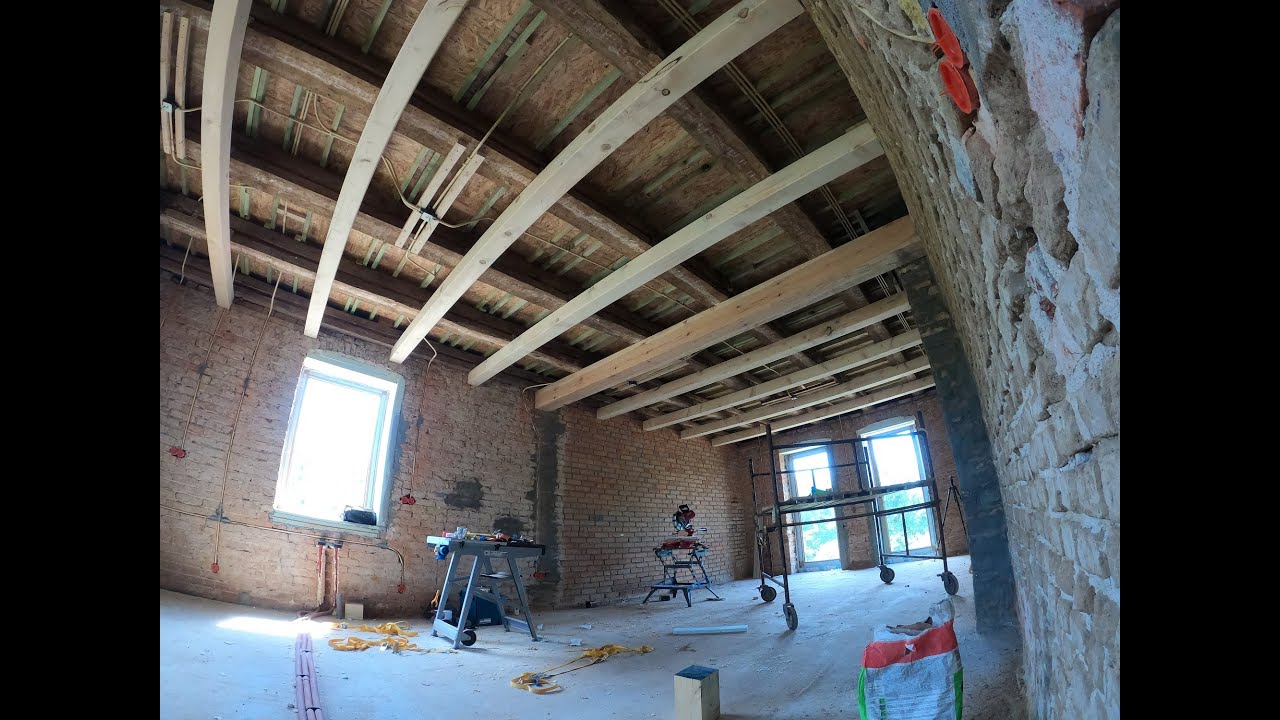 balken plafond plaatsen
