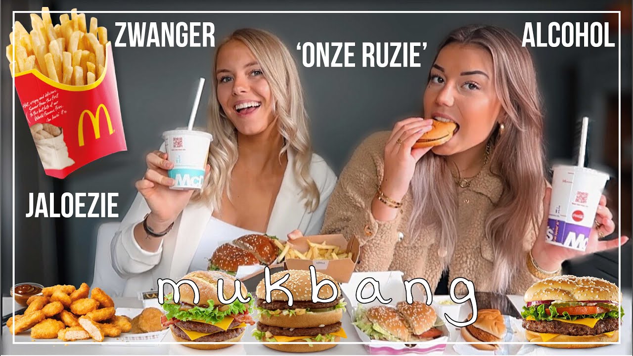 MCDONALDS MUKBANG Met BO + JUICY Q&A | Sara Verwoerd