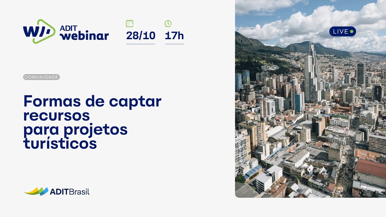 Webinar | Formas de captar recursos para projetos turísticos
