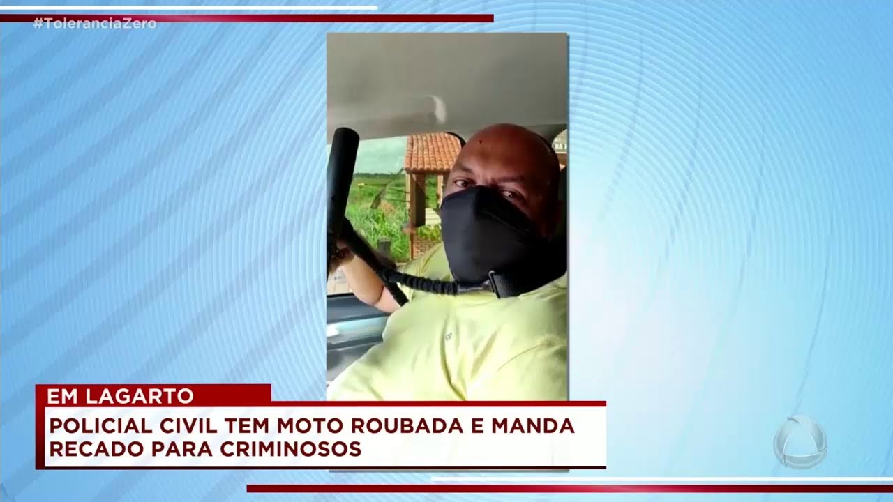 Policial de Lagarto tem moto roubada e manda recado para os suspeitos - Tolerância Zero