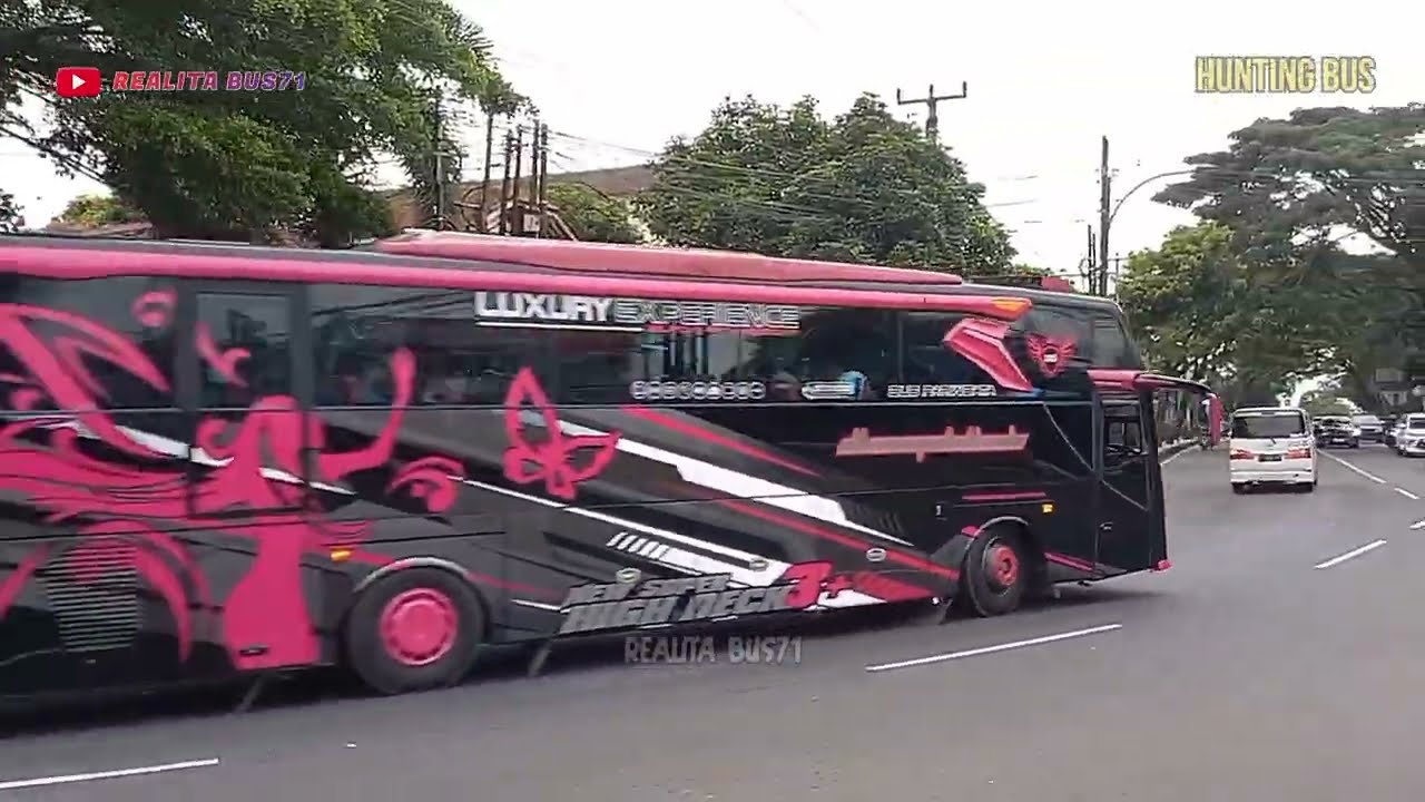 HUNTING BUS SORE KE MALAM‼️ Masih Full Telolet  Banyak Yang Menyapa || REALITA BUS71