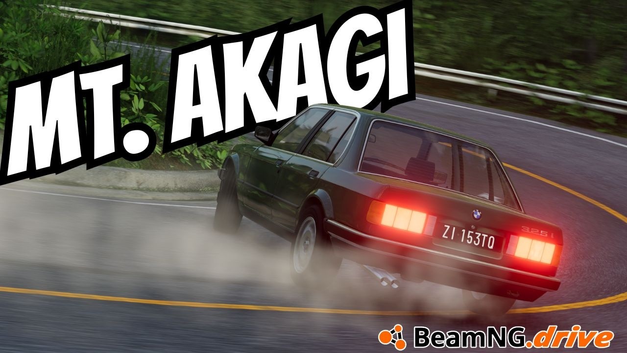 Learning Mt Akagi on Beamng.drive in various cars.