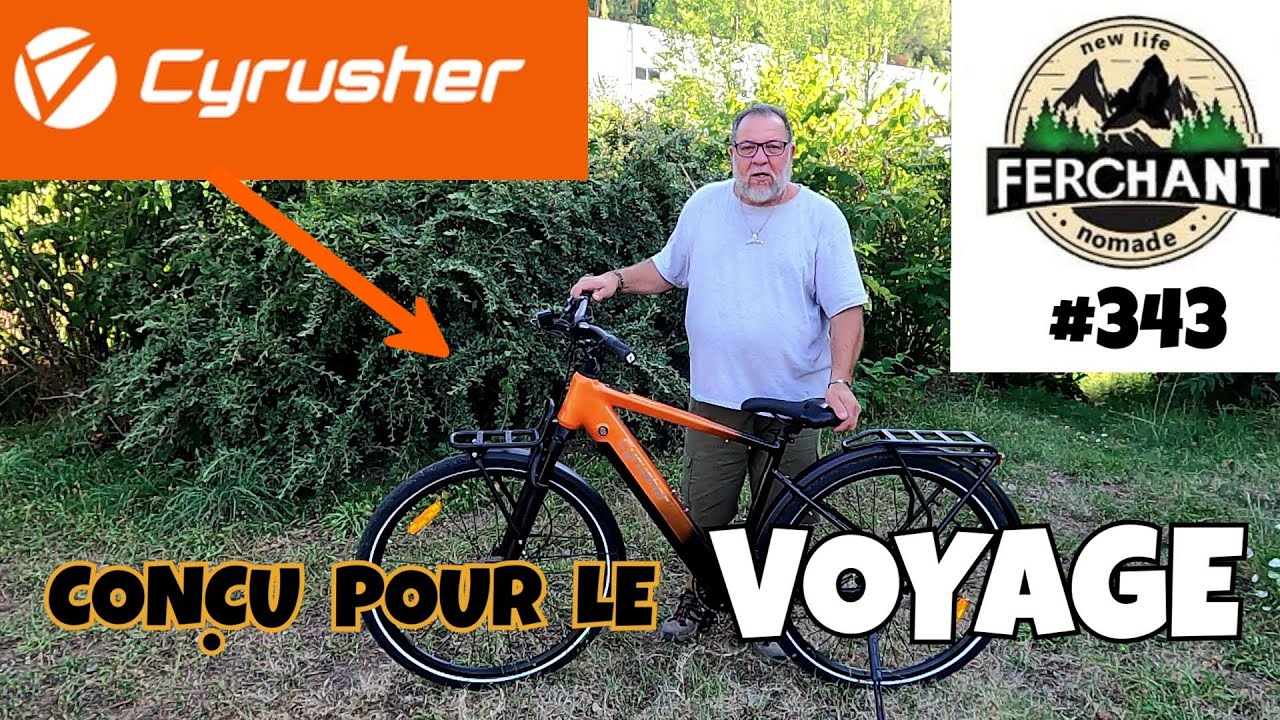 #343 VTC pour le baroud le CYRUSHER VOYAGE#velo a assistance electrique#vanlife#camping-car#fourgon